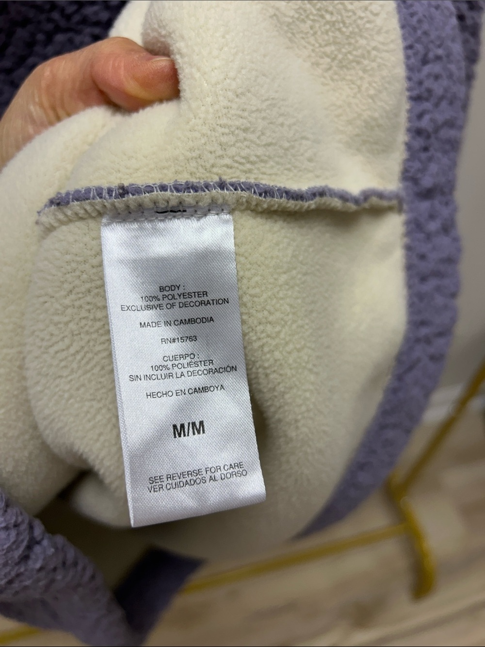 Champion Lavender Sherpa Quarter-Zip Pullover image 4